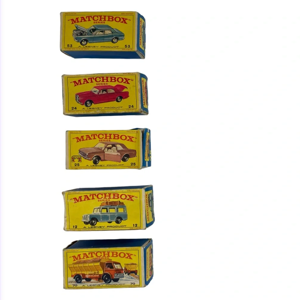 Vintage Lesney Die Cast Matchbox Cars 1960’s 70’s Original Box Collection Bundle